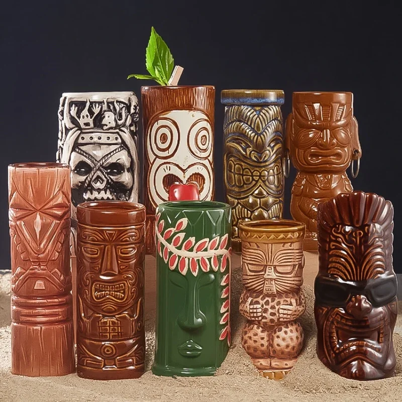 Wine Beer Type - 60 видов, гавайская чашка Tiki, керамические