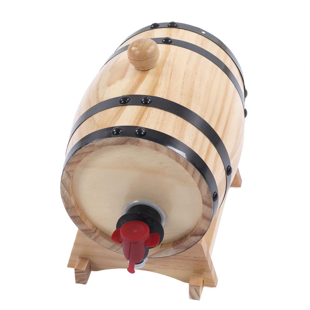 Wine Whiskey Beer - 7-компонентный набор винтажных бочек для выдержки