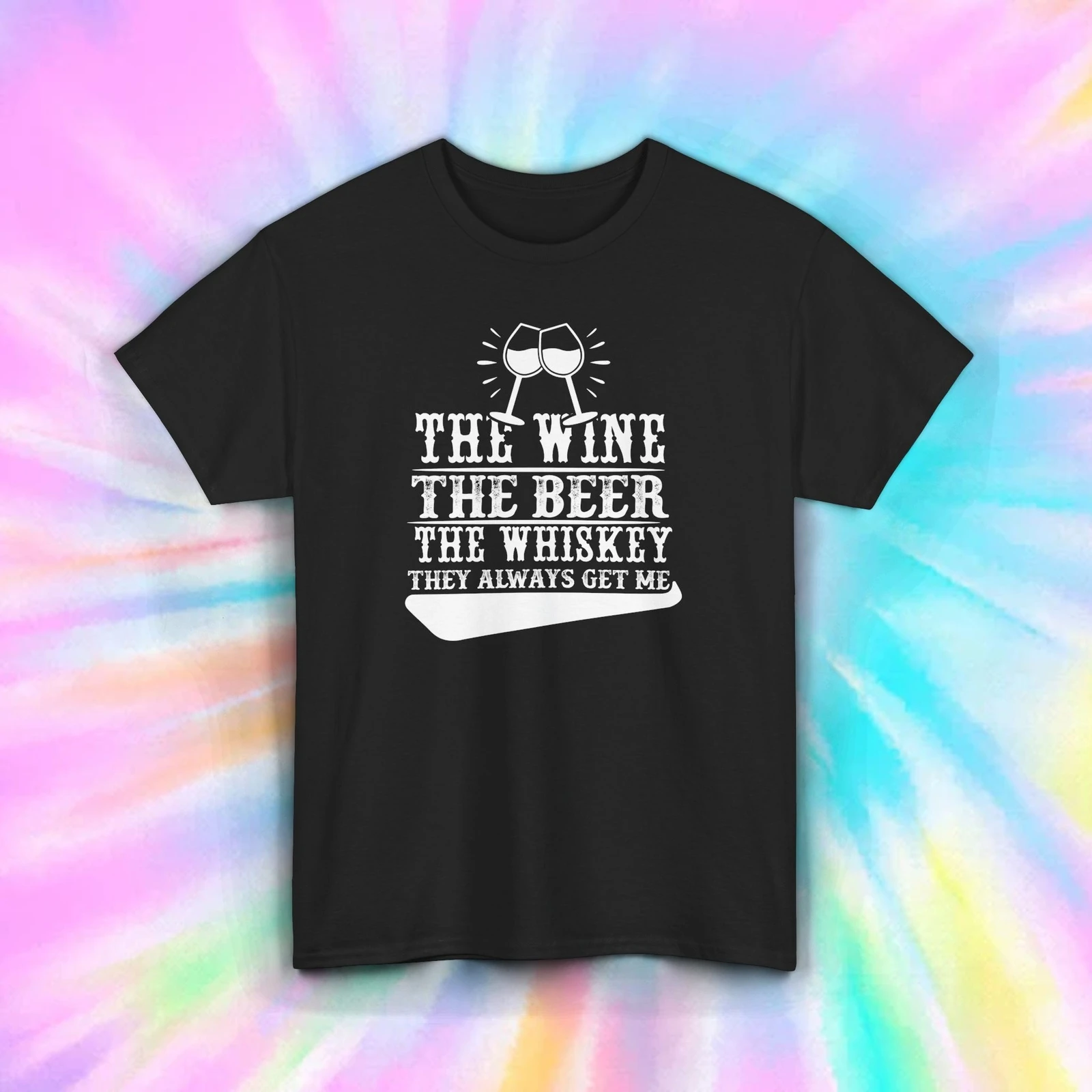 Wine To Beer Alcohol - Рубашка для вина, пива, виски, забавная