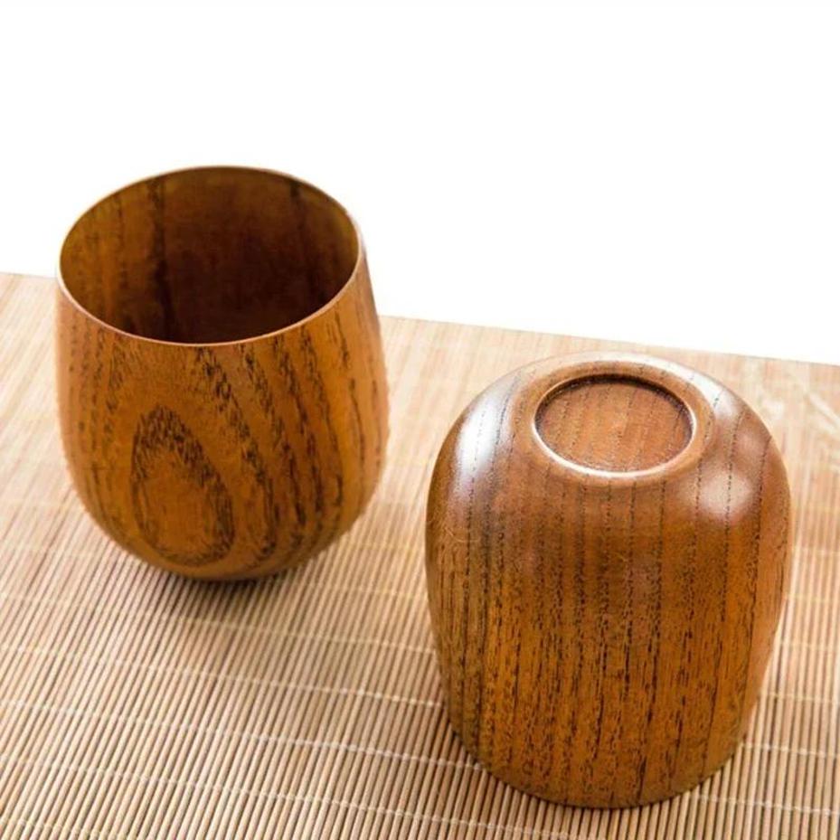 Wine Beer Coffee Drink - 1 шт. многоразовая деревянная кружка, экологически