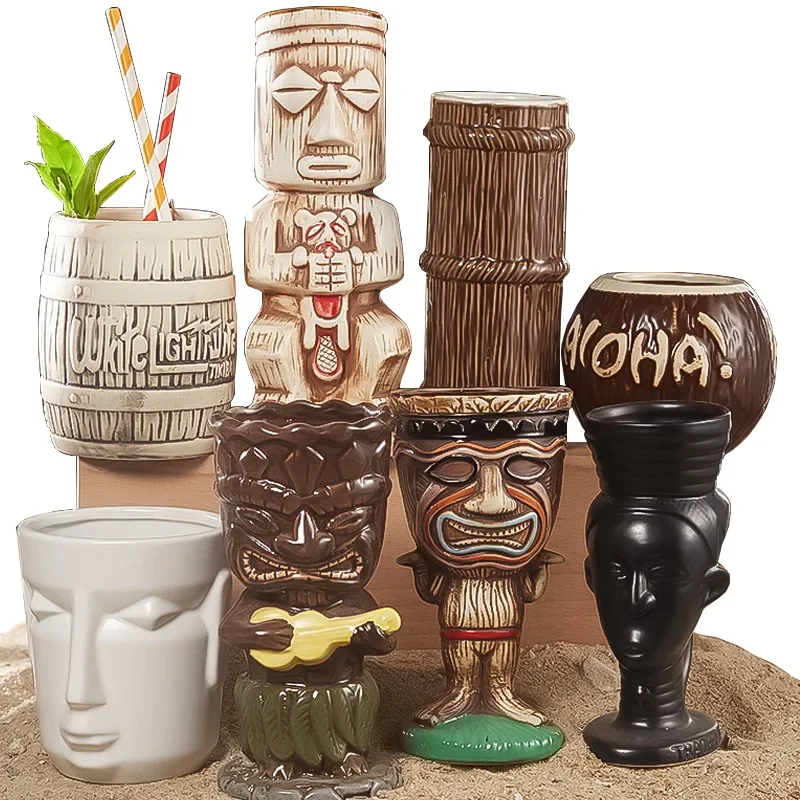 60 видов, гавайская чашка Tiki – обзор и цена Wine Beer Type