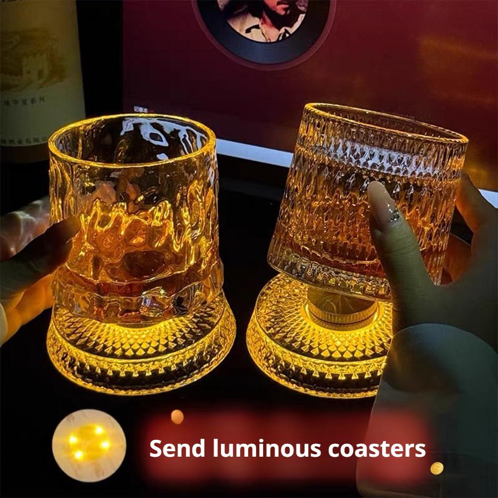 Вращающийся стакан для виски,  – обзор и цена Wine Whiskey Beer