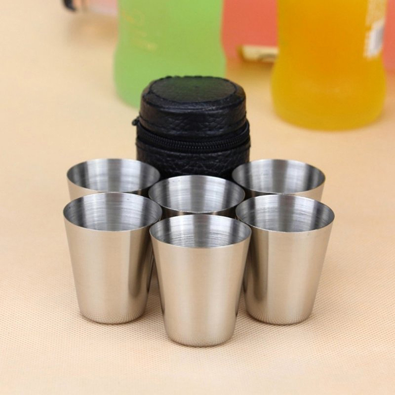 4/6 шт. чашки из нержавеющей с – обзор и цена Wine Beer Coffee