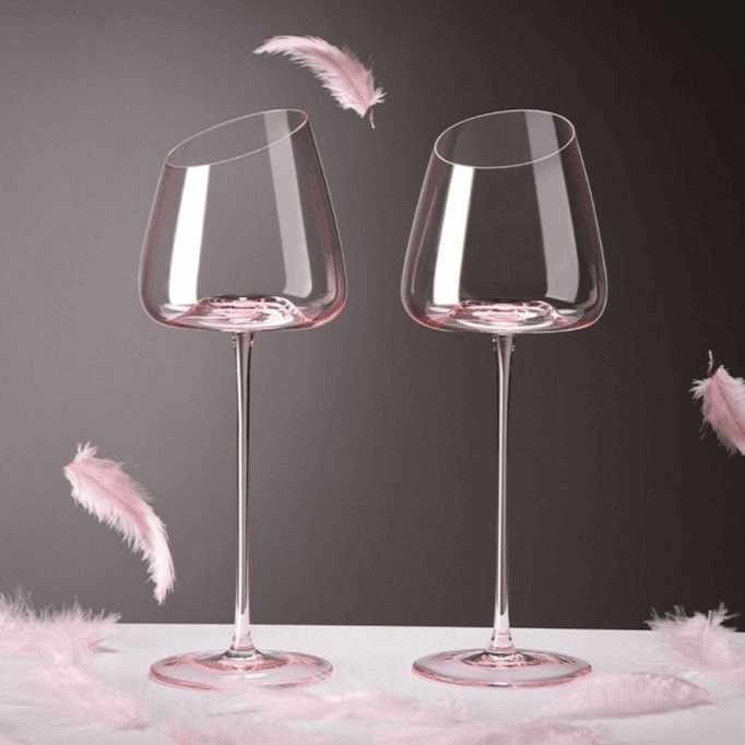 Французский розовый фламинго,  – обзор и цена Wine Glass Set Crystal