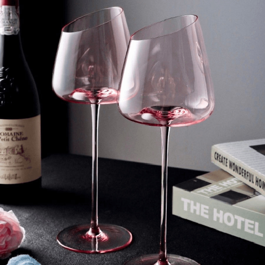 Французский розовый фламинго,  – обзор и цена Wine Glass Set Crystal